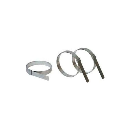 Apache JS3079 2 Band-It Jr. Carbon Steel Preformed Clamp W/ 5/8 Wide Band